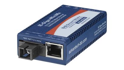 迷你加固型媒体转换器，1000Mbps，单股1550XMT，LFPT，10km，SC